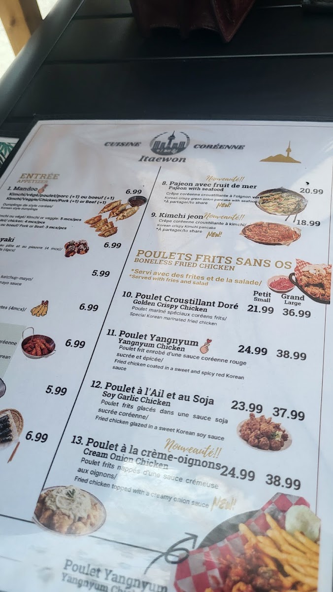 Menu Restaurant Itaewon-9