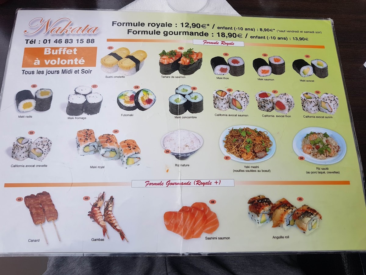 Menu Restaurant Japonais Nakata-2