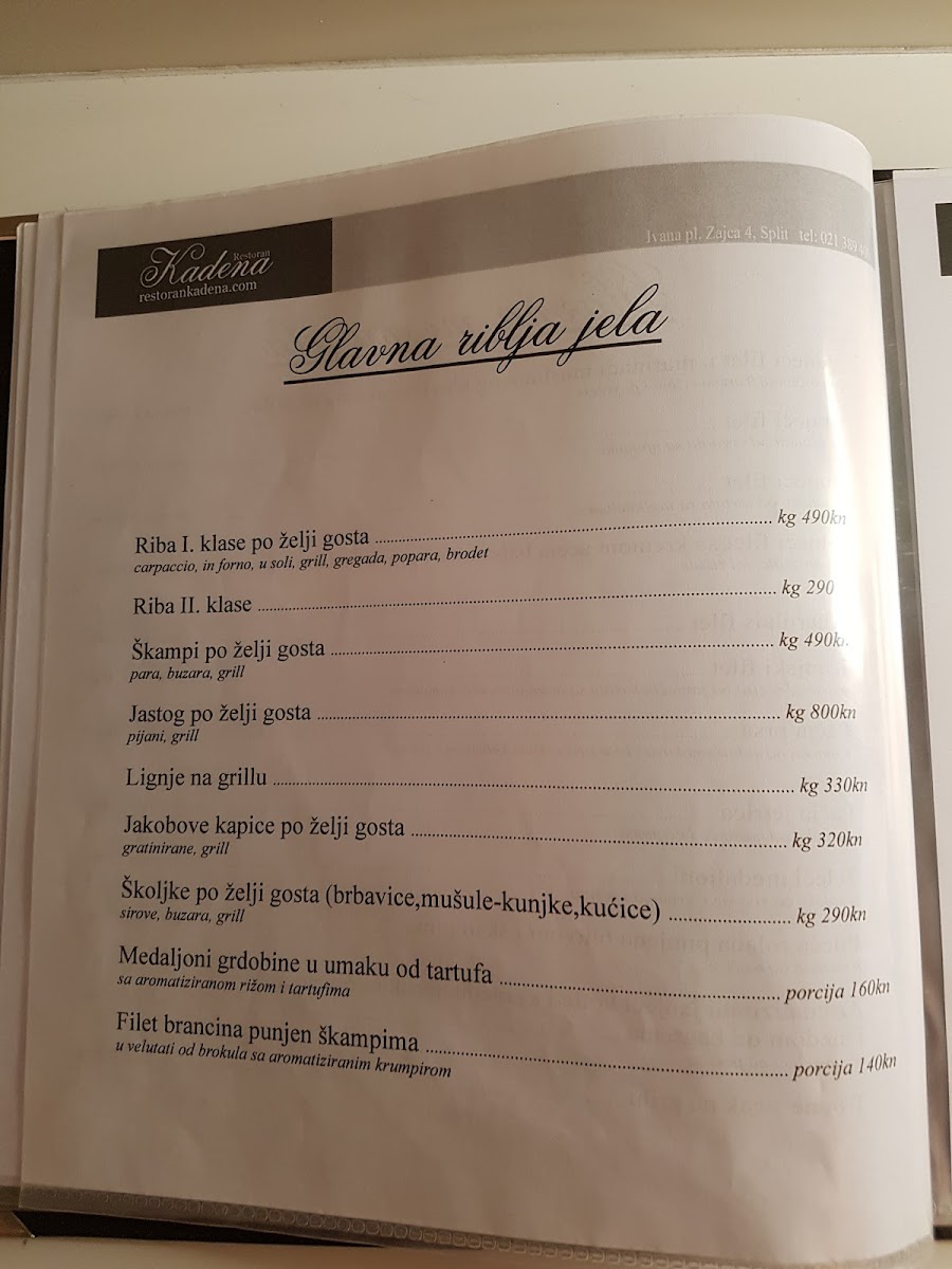 Menu Restaurant Kadena-8