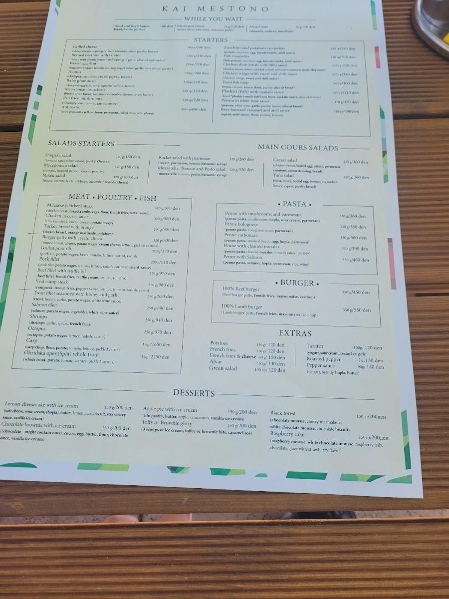 Menu Restaurant „Kaj Mestono“-8