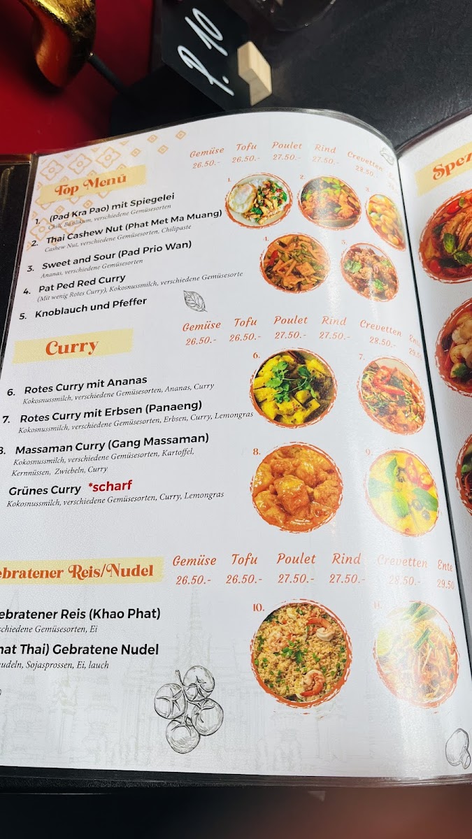 Menu Restaurant Kanos Thai Kitchen In Dübendorf-3