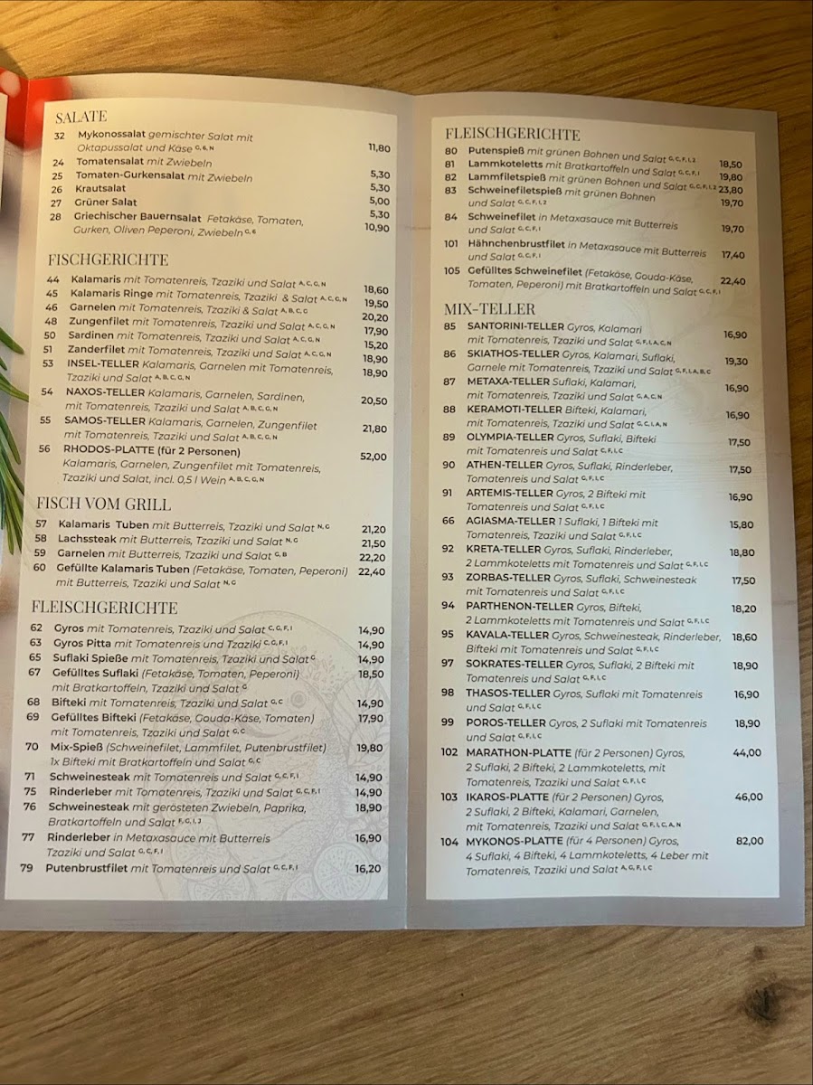 Menu Restaurant Kavala-1