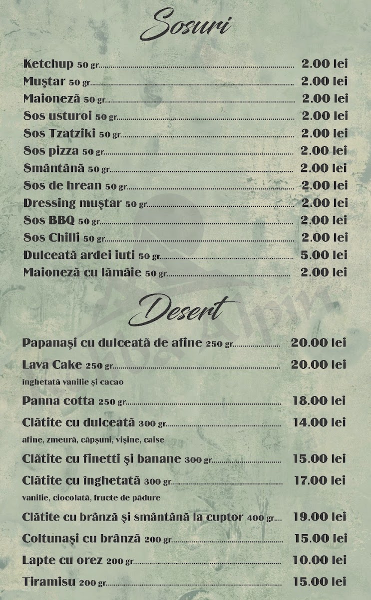 Menu Restaurant Koliba Alpin-1
