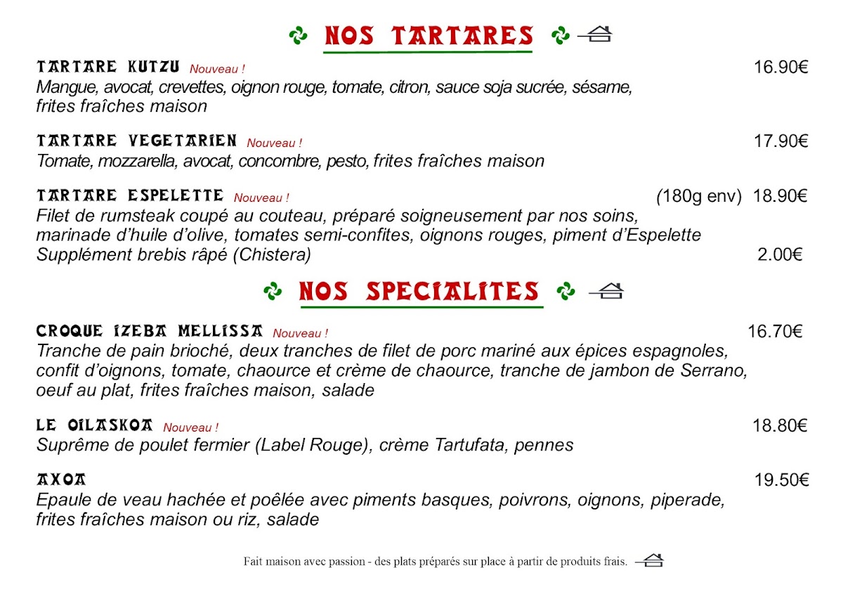 Menu Restaurant L Espelette-10