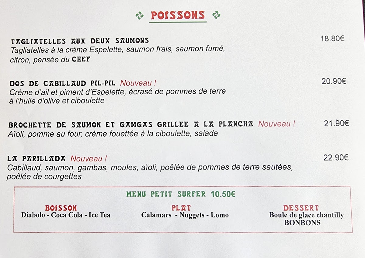 Menu Restaurant L Espelette-2