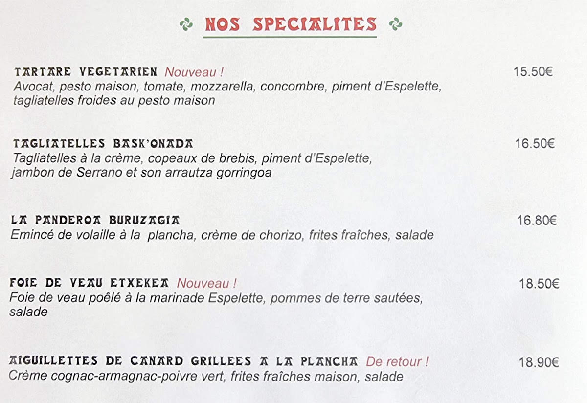 Menu Restaurant L Espelette-6