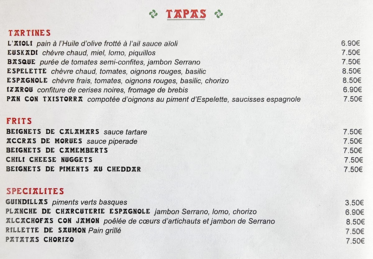 Menu Restaurant L Espelette-7