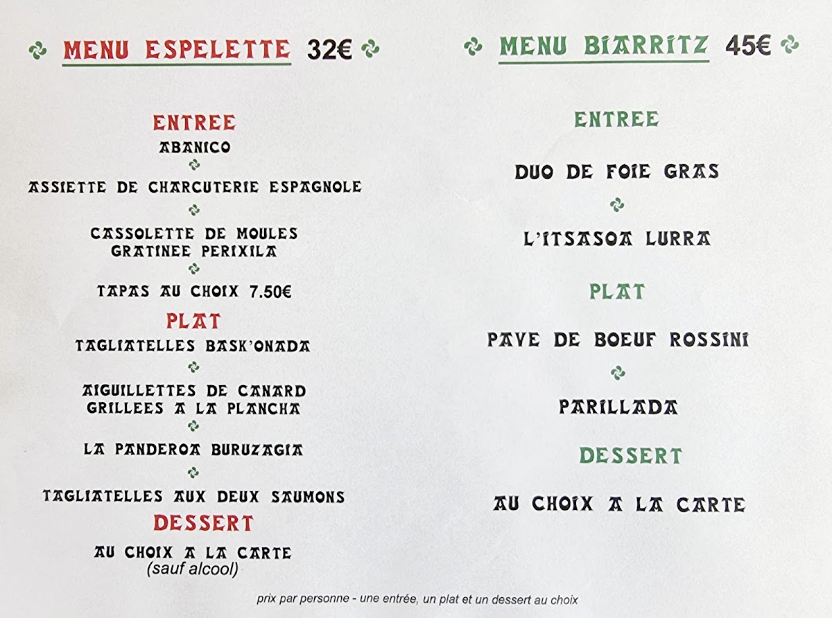 Menu Restaurant L Espelette-9