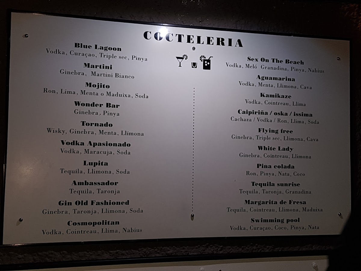 Menu Restaurant La Bota-1