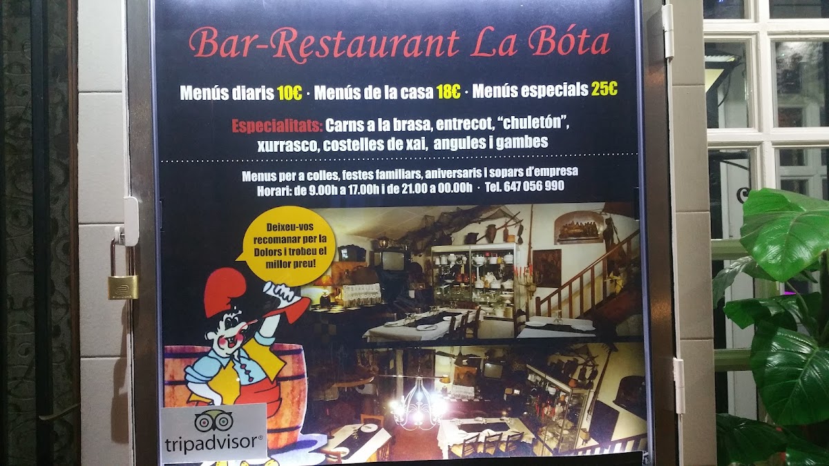 Menu Restaurant La Bota-2