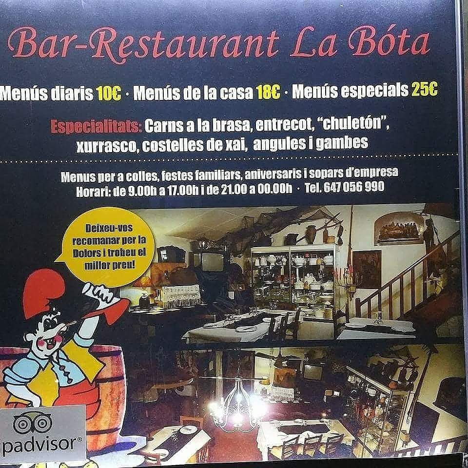 Menu Restaurant La Bota-3