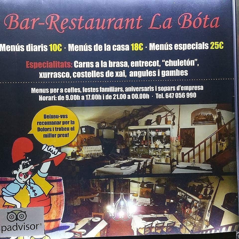 Menu Restaurant La Bota-4