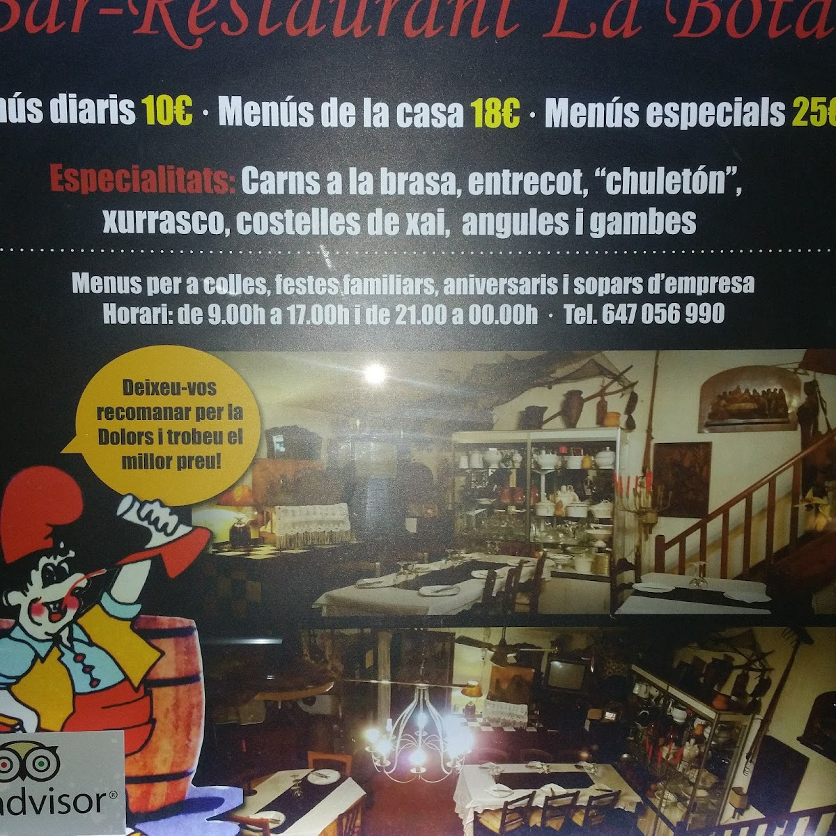Menu Restaurant La Bota-6