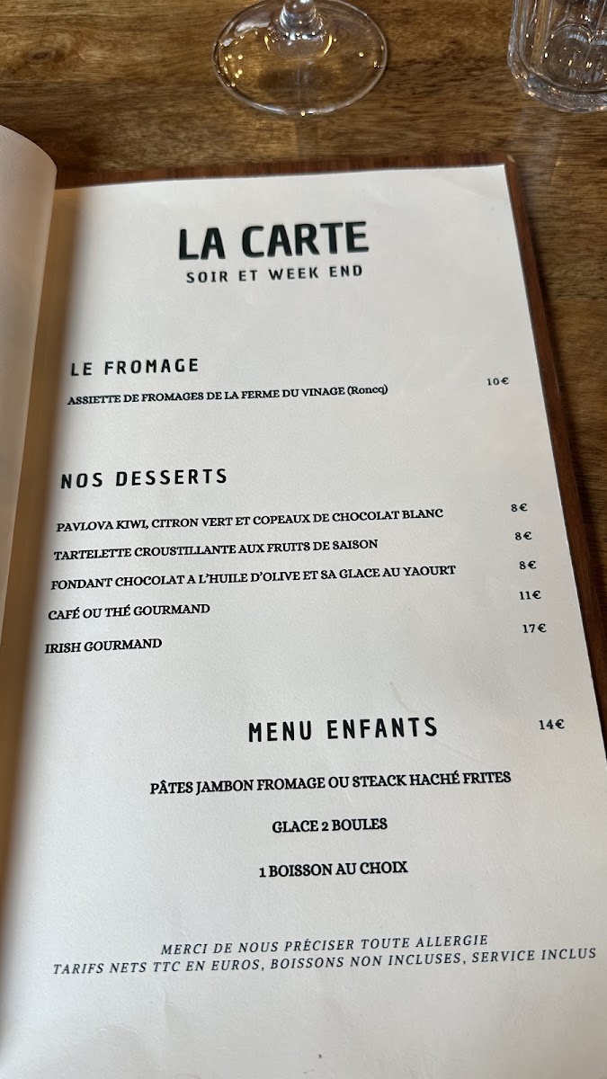 Menu Restaurant La Cabane Du Septentrion-2