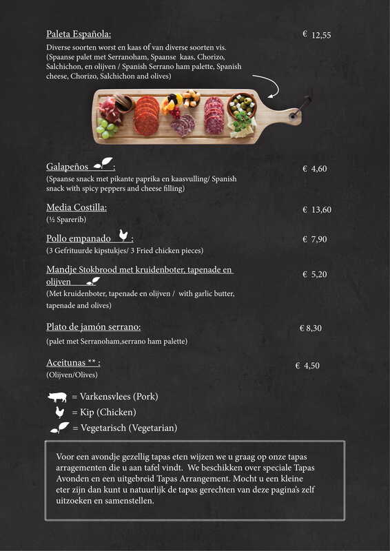 Menu Restaurant La Caleta-7