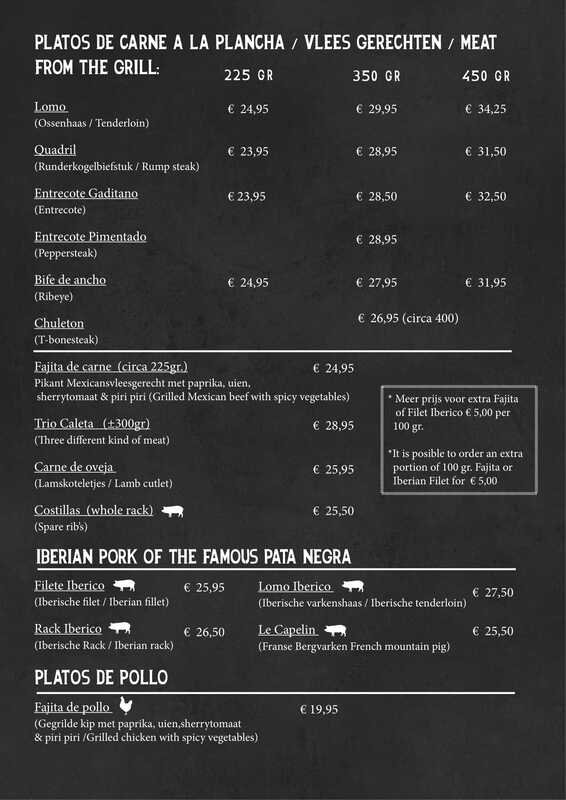 Menu Restaurant La Caleta-8