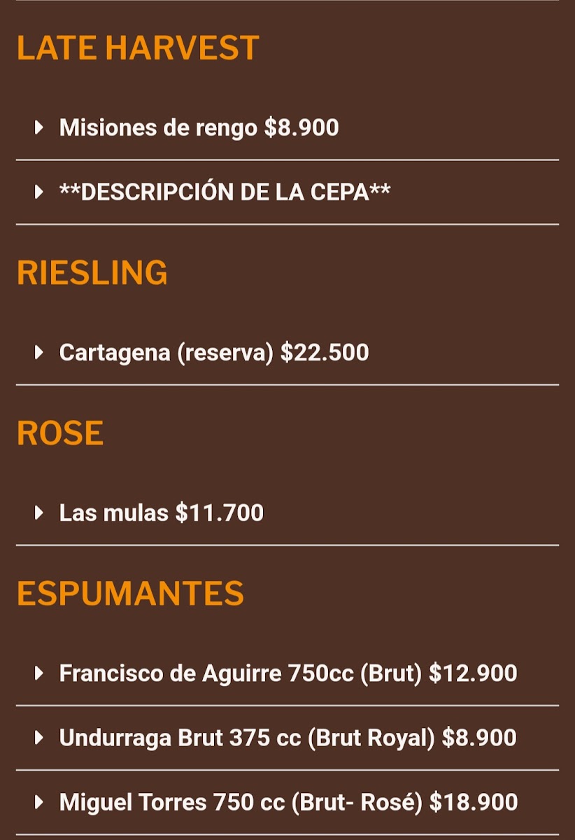 Menu Restaurant La Casa De Doña María-10