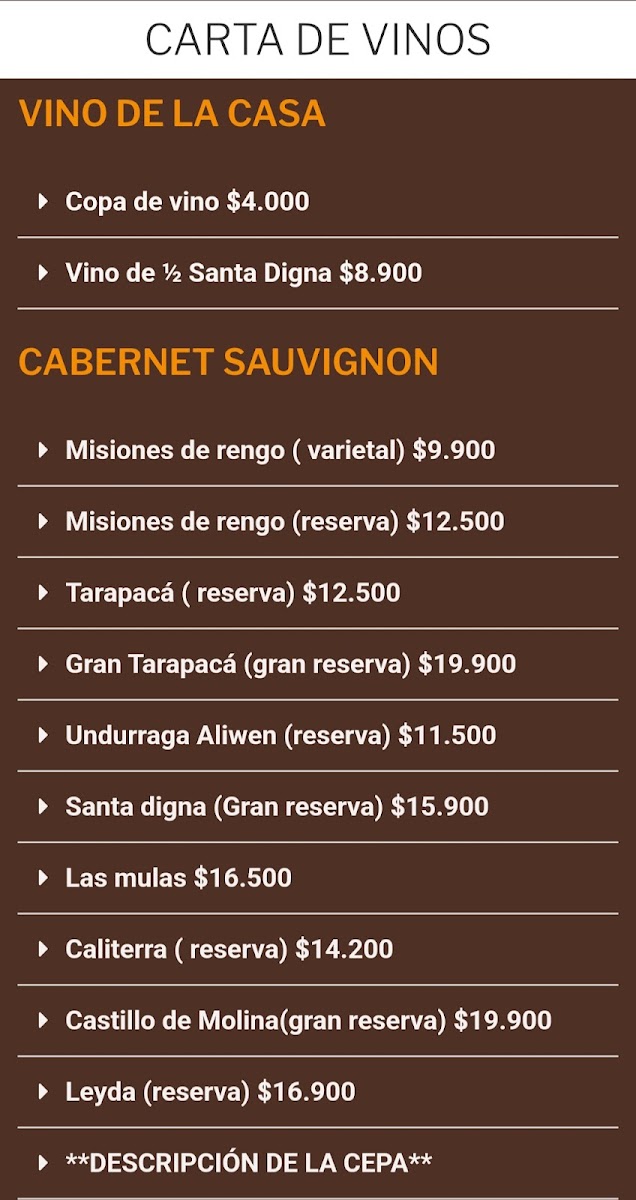 Menu Restaurant La Casa De Doña María-3
