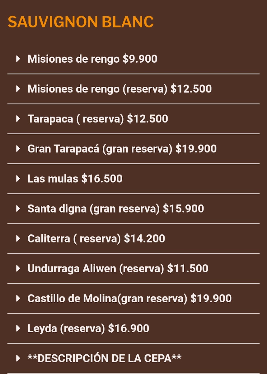 Menu Restaurant La Casa De Doña María-5