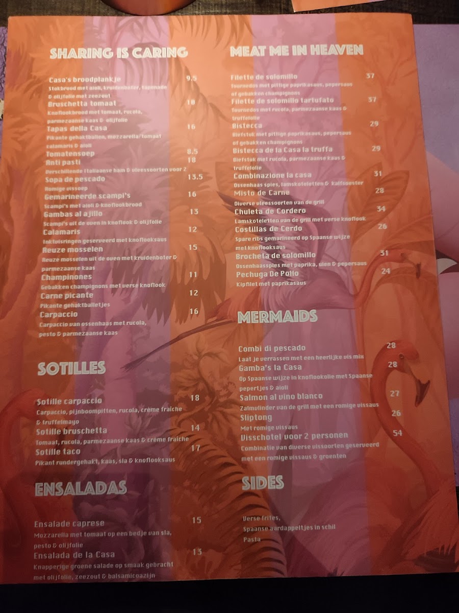 Menu Restaurant La Casa-5