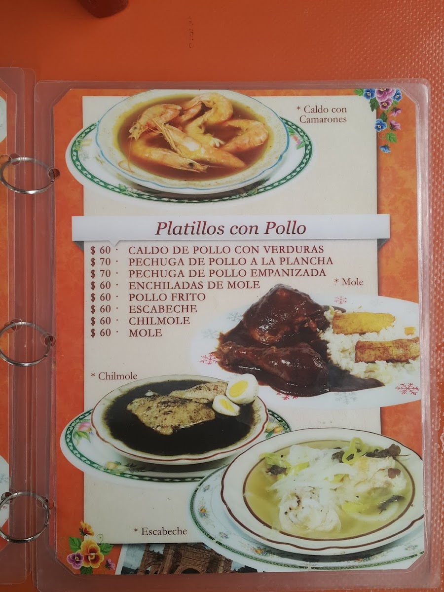 Menu Restaurant ' La Chiapaneca '-1