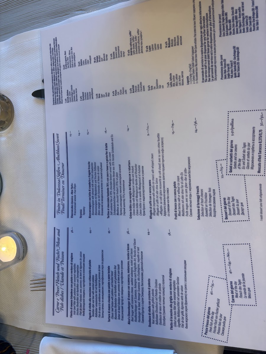 Menu Restaurant La Cucina Di Alice-8