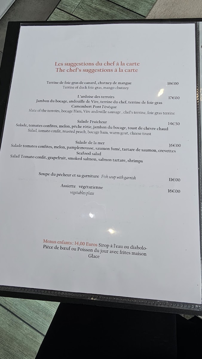 Menu Restaurant La Marina Cherbourg-3
