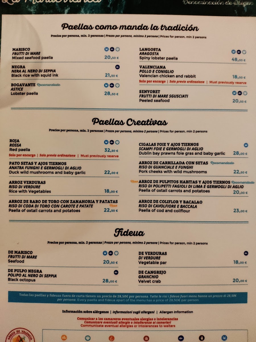 Menu Restaurant La Mariterranea-3