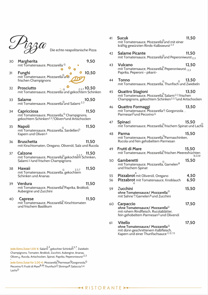 Menu Restaurant La Montagna-2