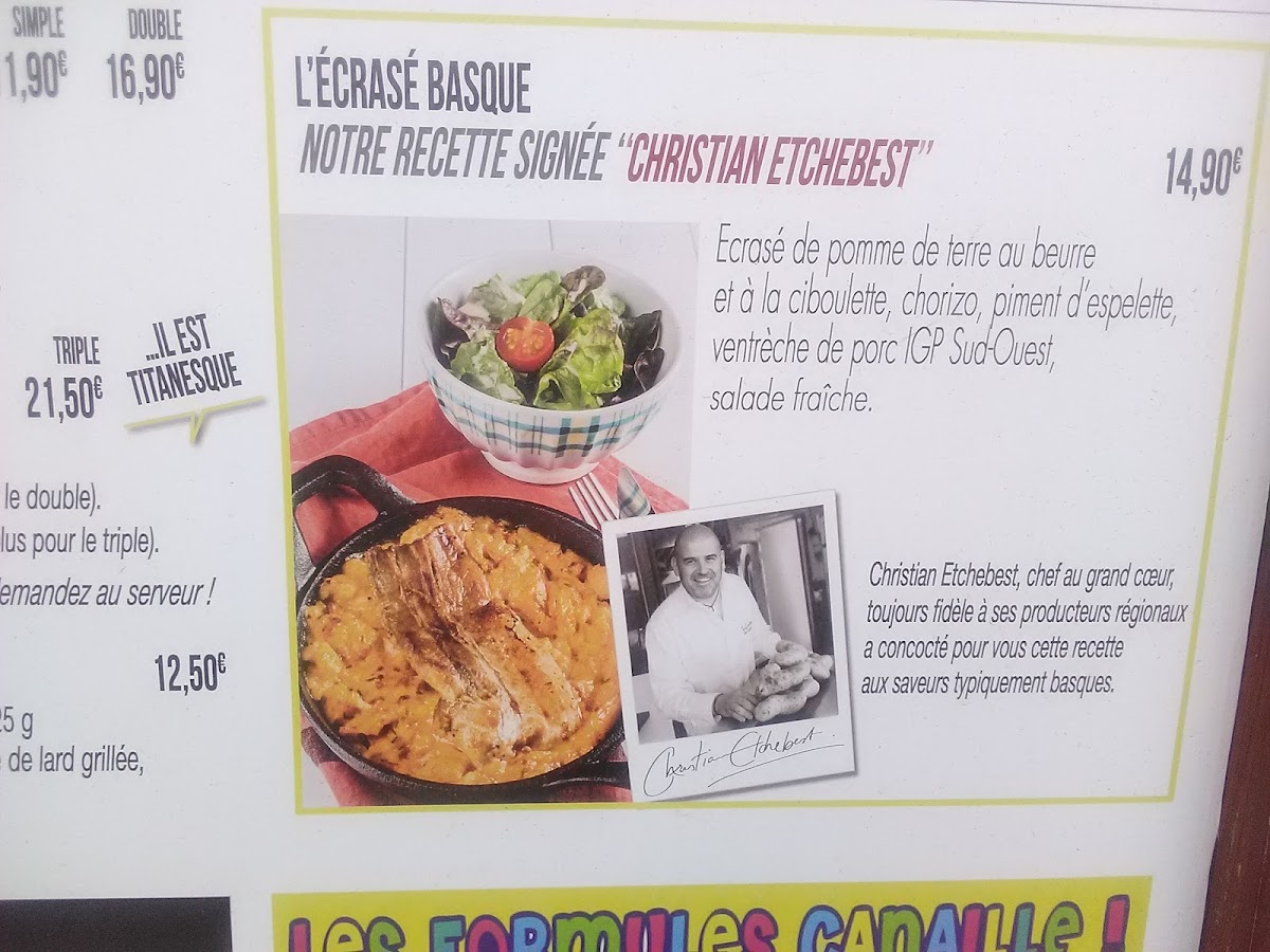 Menu Restaurant La Pataterie Guipavas (Brest)-5