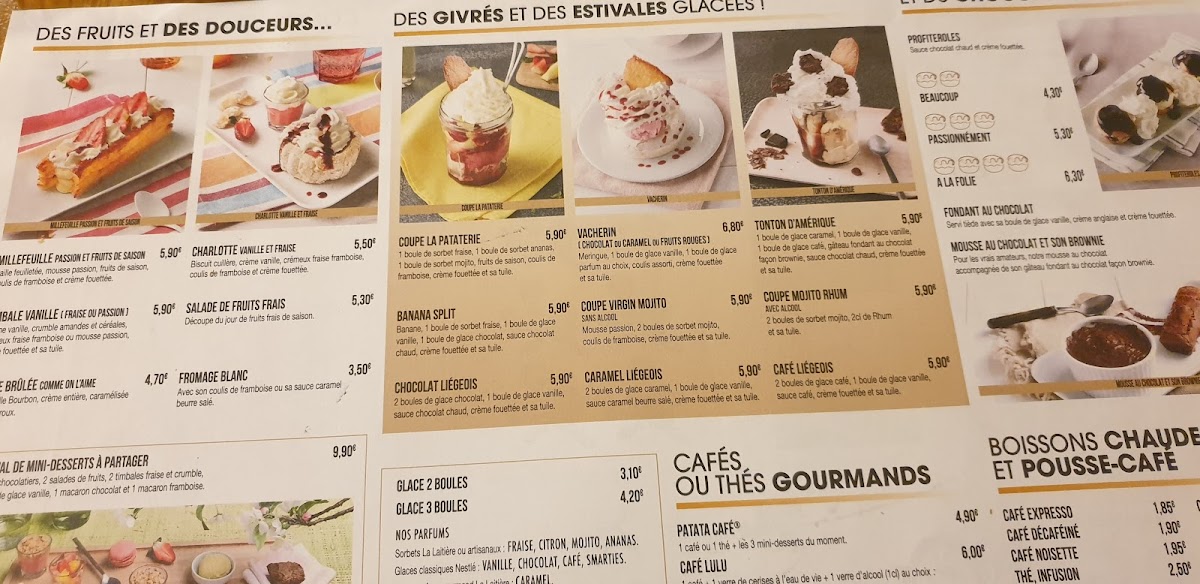 Menu Restaurant La Pataterie Guipavas (Brest)-8