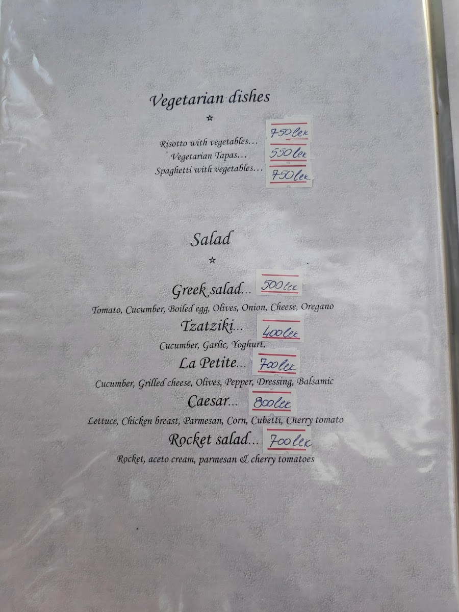 Menu Restaurant La Petite-10