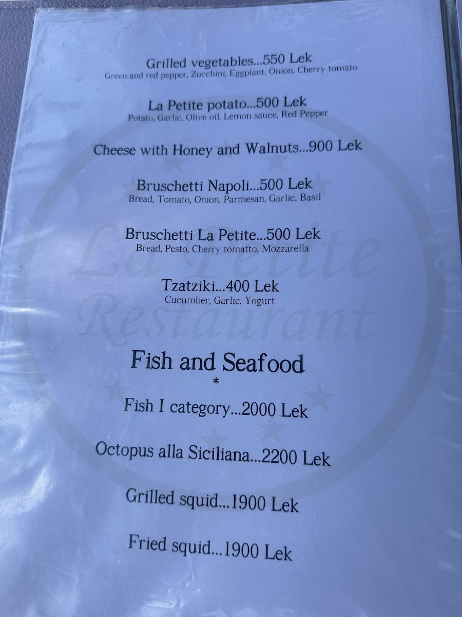 Menu Restaurant La Petite-3