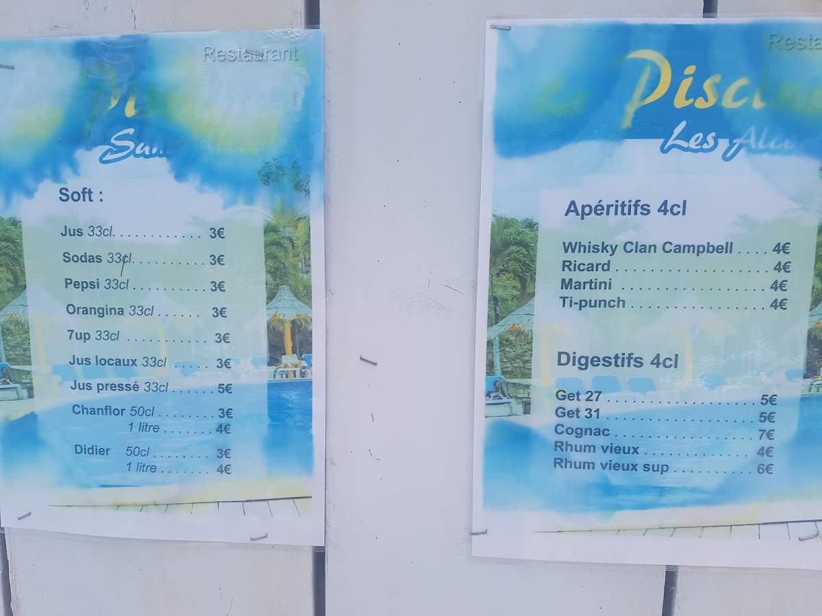 Menu Restaurant La Piscine-7