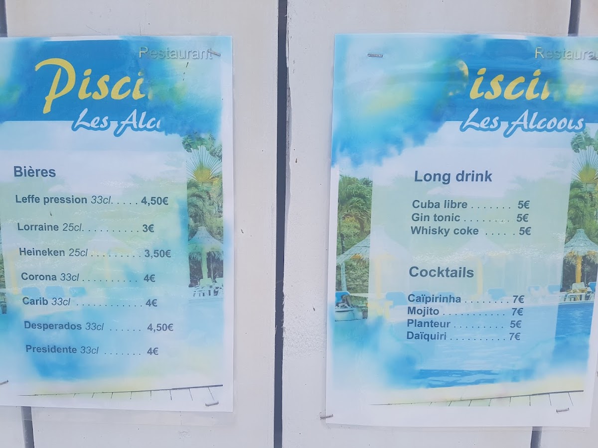 Menu Restaurant La Piscine-8