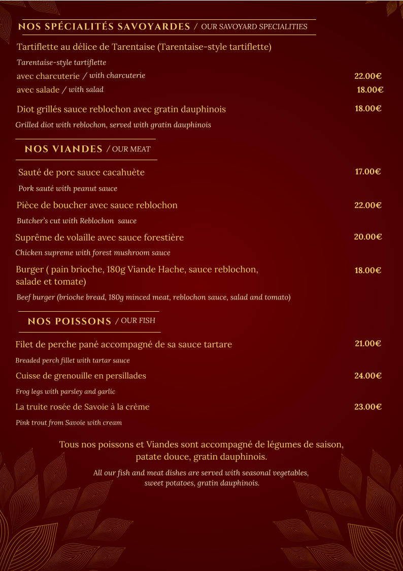 Menu Restaurant La Popote Du Lac-4