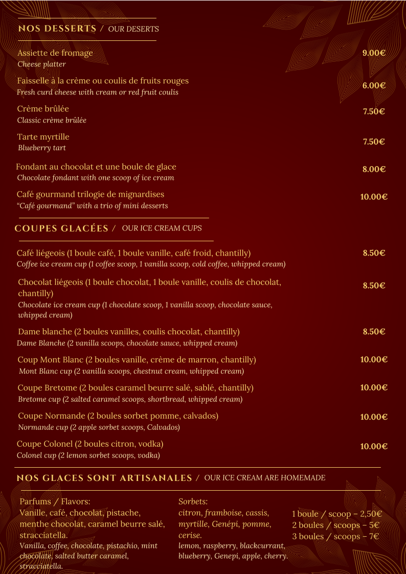 Menu Restaurant La Popote Du Lac-5
