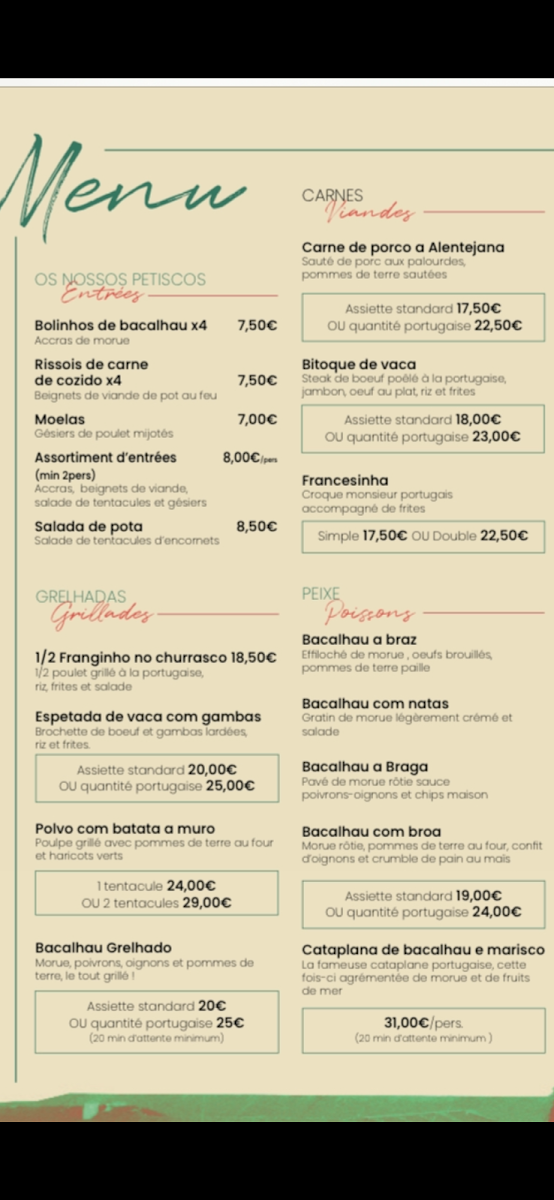Menu Restaurant La Porte Royale-2