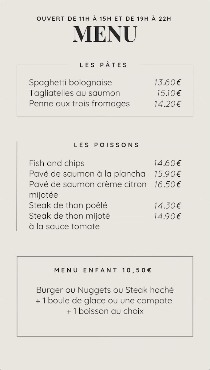 Menu Restaurant La Réserve - Bar Musical-7
