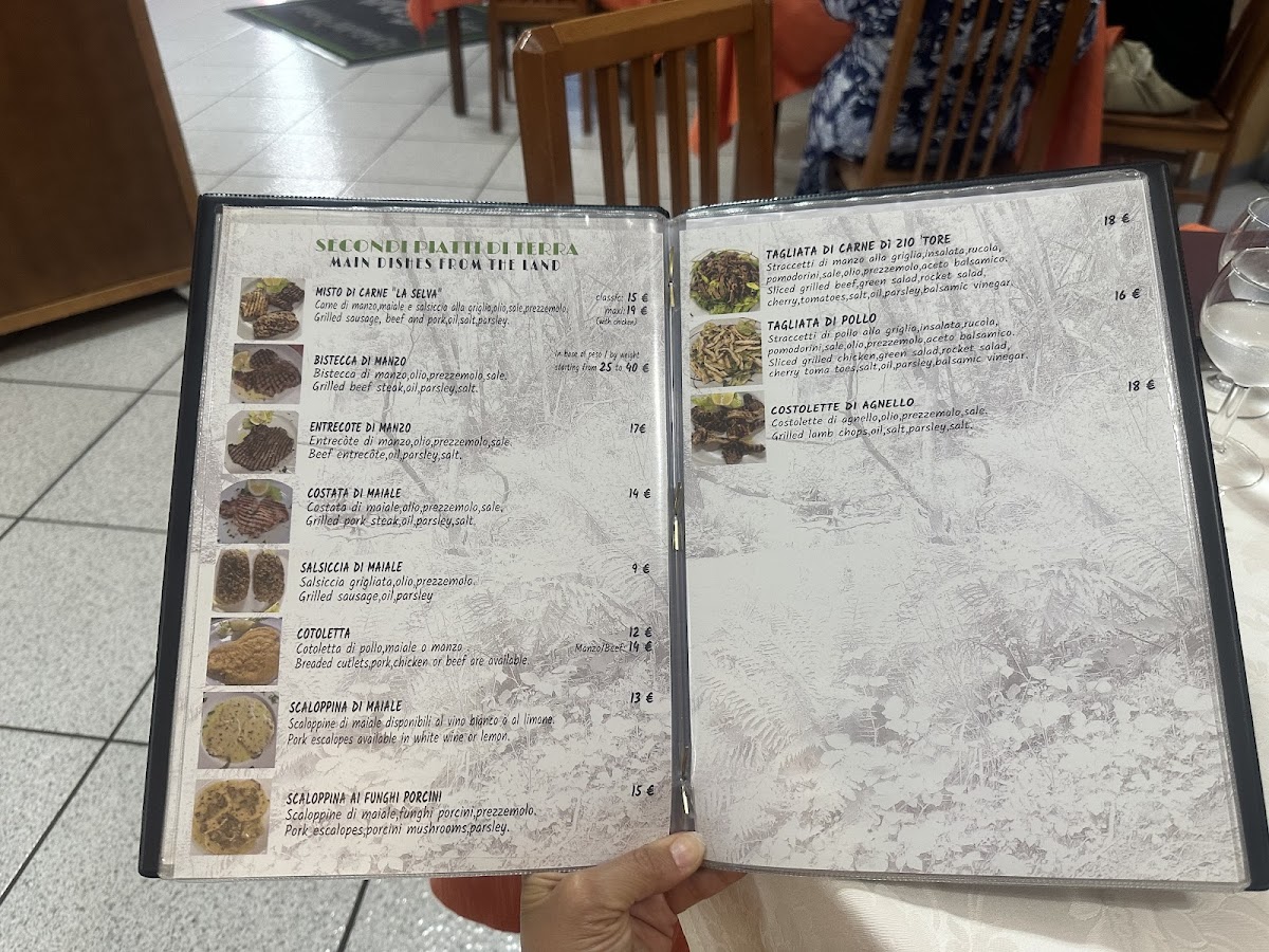 Menu Restaurant La Selva Di Fusco Antonio-9