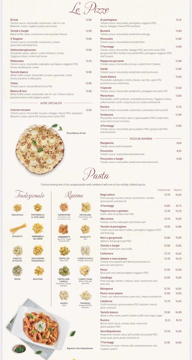 Menu Restaurant La Tagliatella | Andorra-10