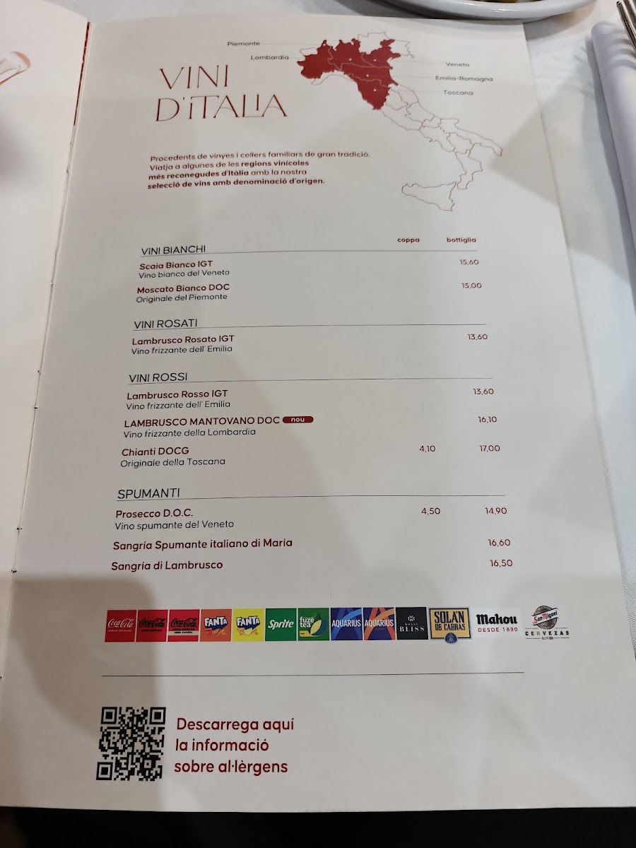 Menu Restaurant La Tagliatella | Andorra-8