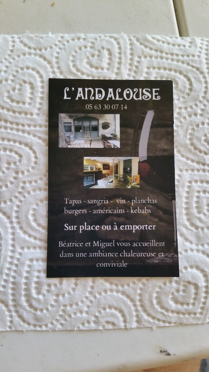 Menu Restaurant L'andalouse-3
