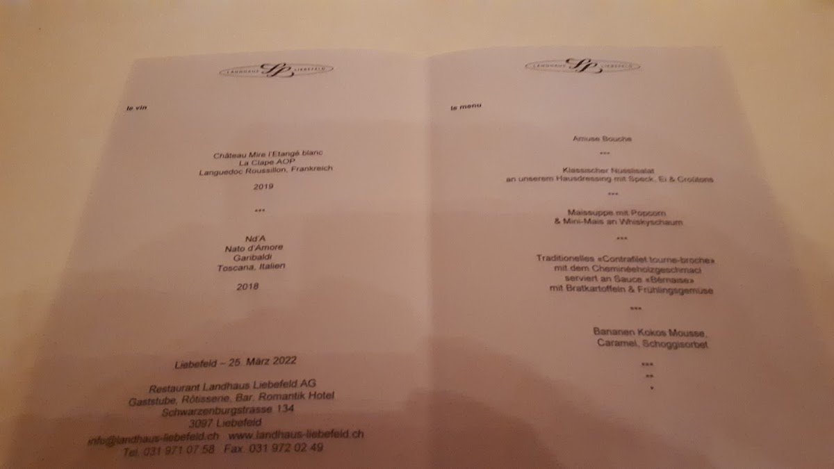Menu Restaurant Landhaus Liebefeld-7