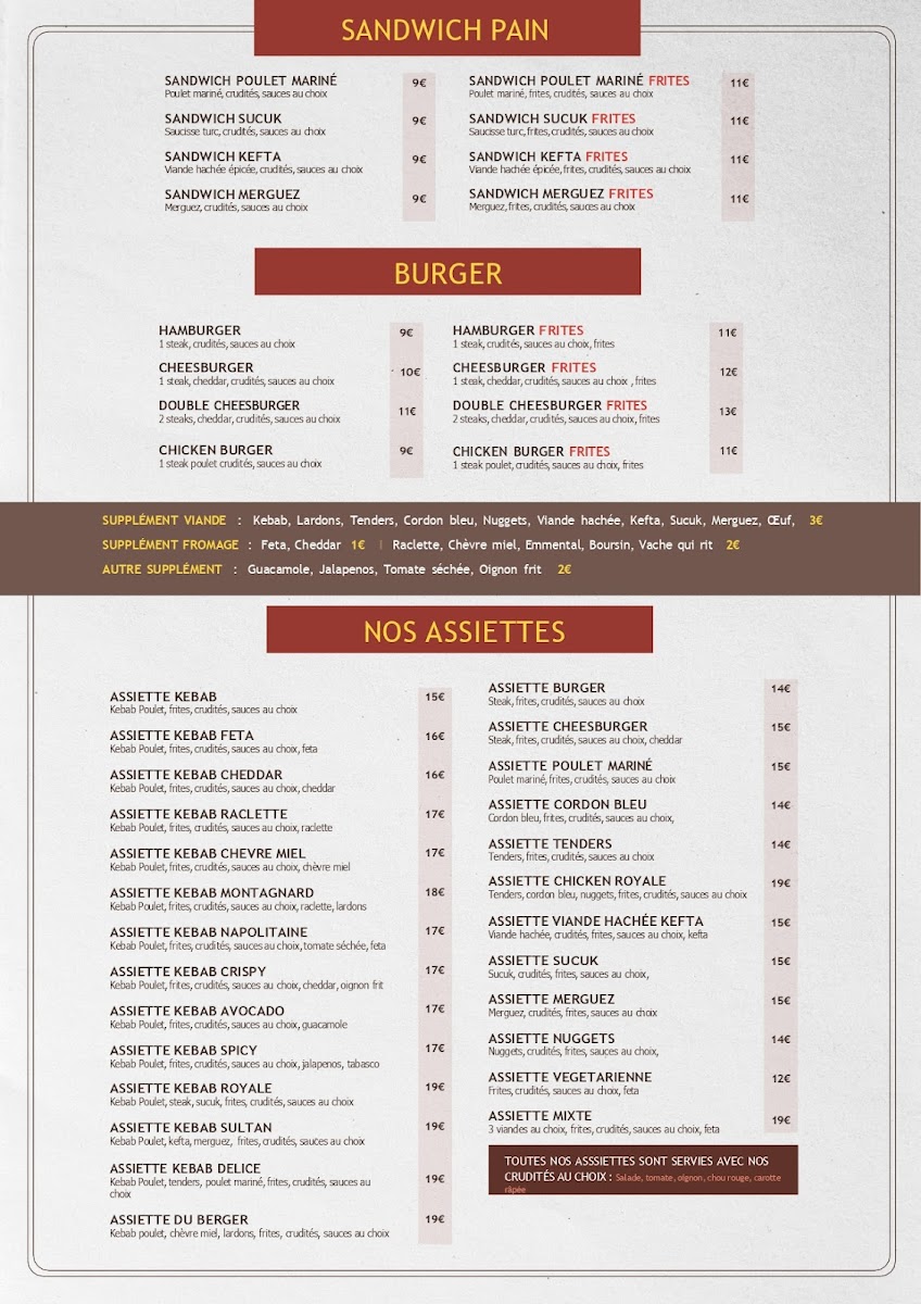 Menu Restaurant L’Atelier Du Kebab & Tacos Sarrebourg-3