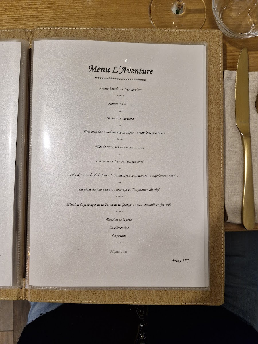 Menu Restaurant L'aventure-2