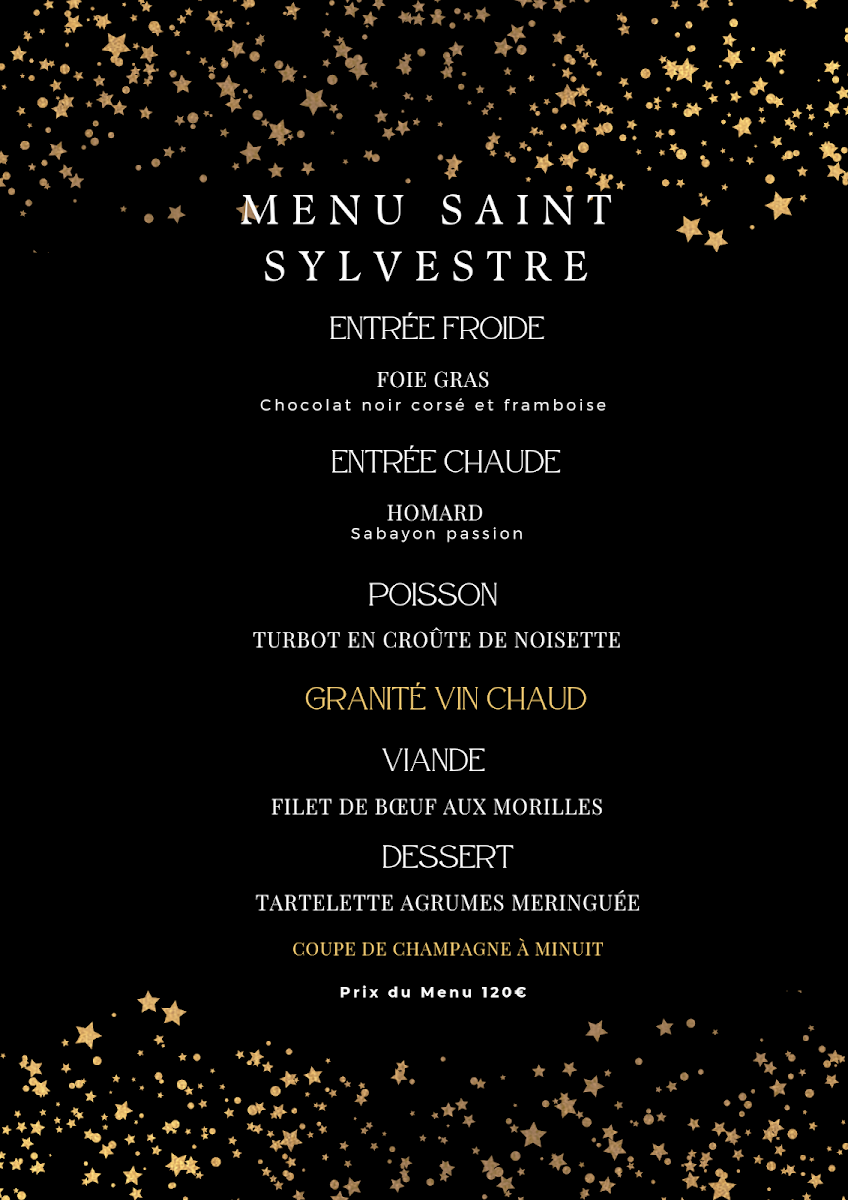 Menu Restaurant 'le 1617'-4