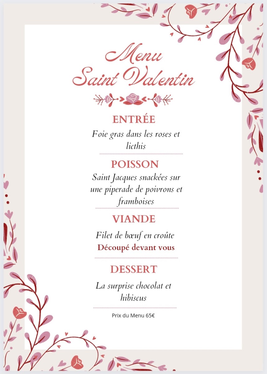 Menu Restaurant 'le 1617'-7
