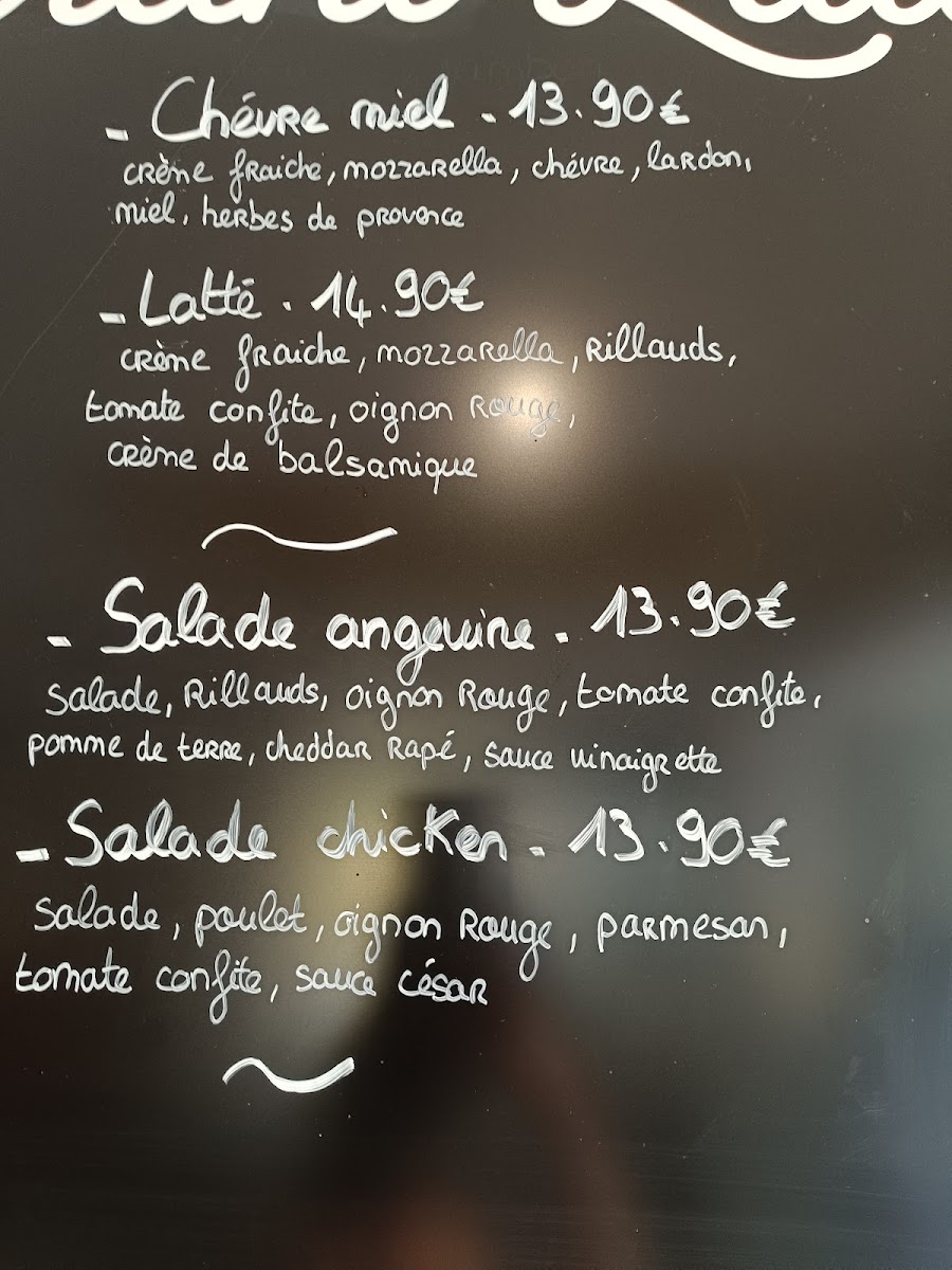 Menu Restaurant Le 347-3