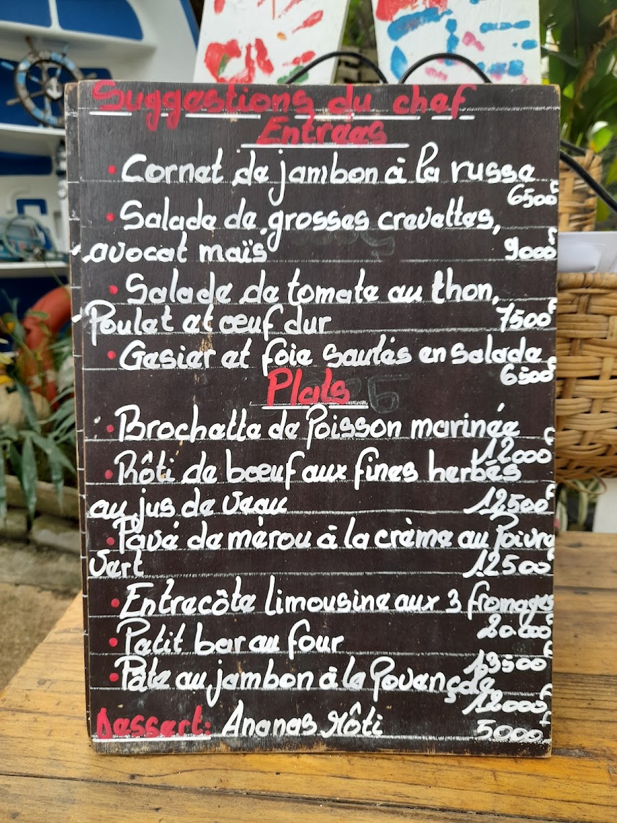 Menu Restaurant Le 8 Clos Des Bateaux-7
